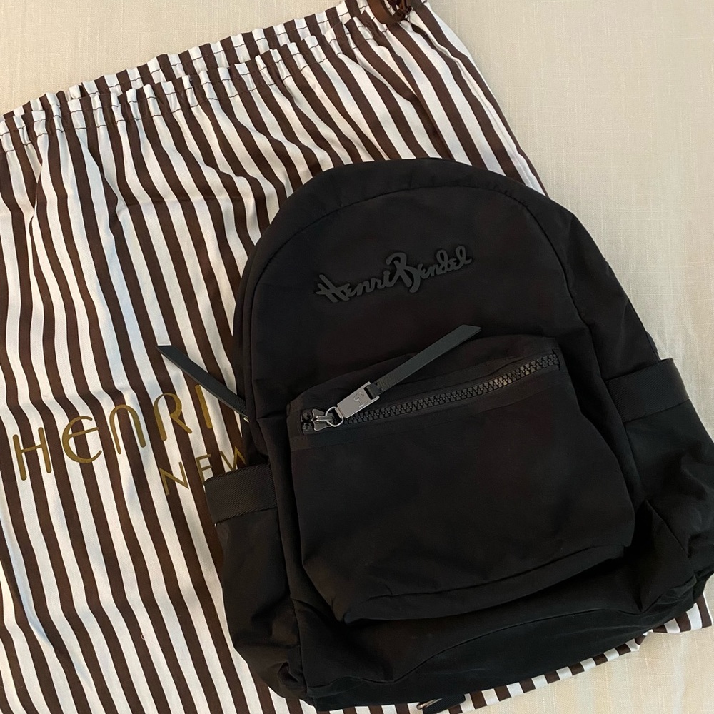 henri bendel black backpack